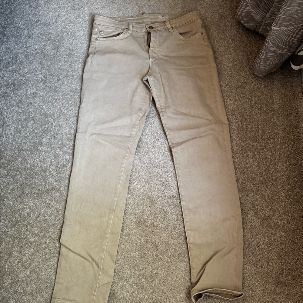 Pale Tan AG Golde Jeans